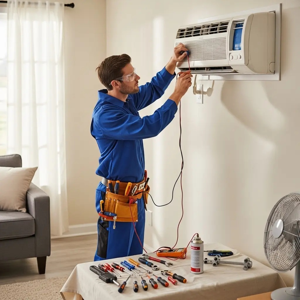 Selendi Uğur Uğur klima gaz dolumu ve bakım – Enerji verimliliği artırıldı. - Teknik servis örneği